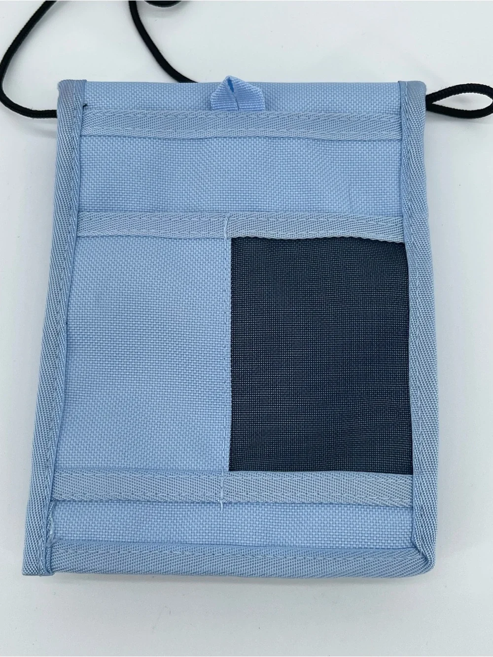 JanSport Light Blue Neck Pouch with Front Pocket